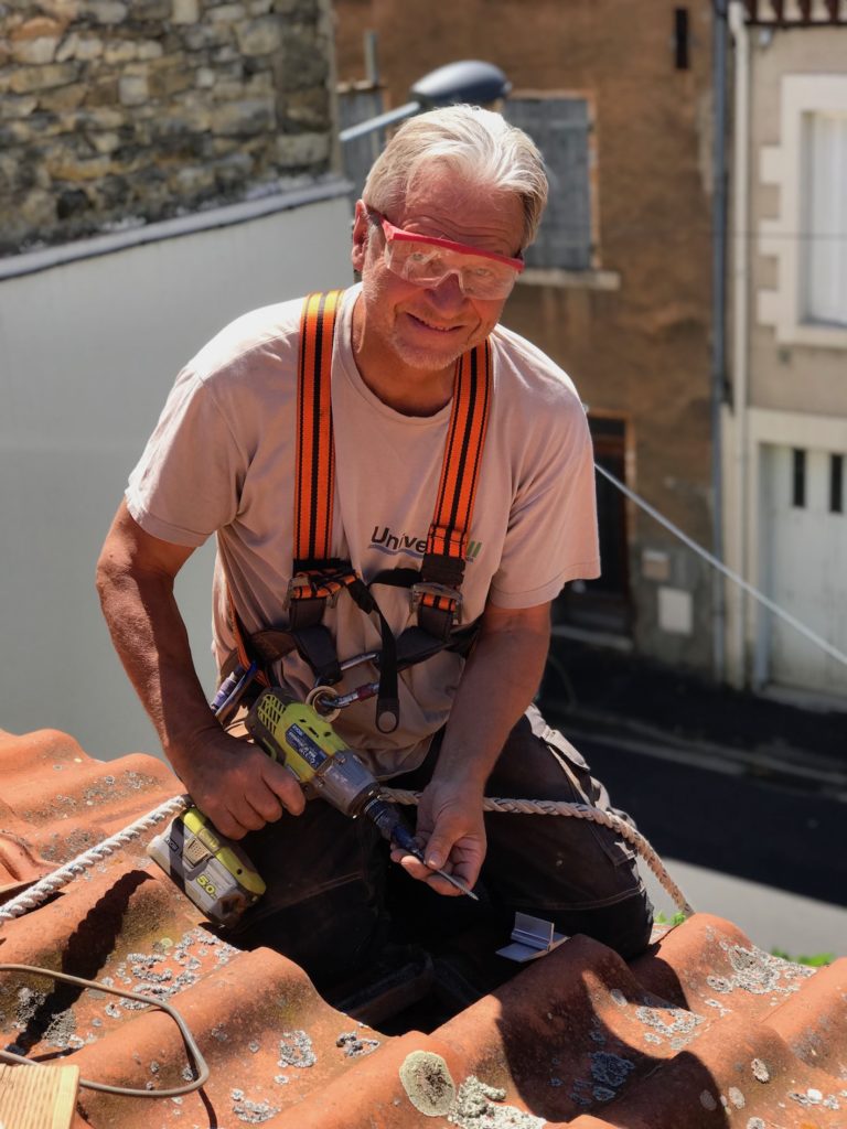 travail en hauteur securite photovoltaique