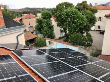 maison de bourg panneau solaire