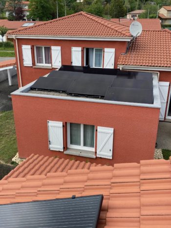 installation photovoltaïque toit plat